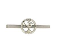 William Sturt Krawattennadel, luxuriöses Design, Motiv Lebensbaum, Zinn, handgegossen