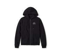 Willie G Skull Full Zip Fleece Hoodie Damen Sweatshirt, L L schwarz