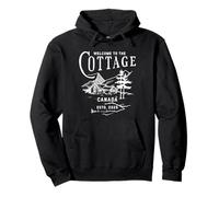Willkommen im Cottage Canada Unique Retro Vintage Pullover Hoodie