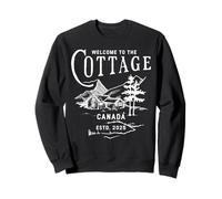 Willkommen im Cottage Canada Unique Retro Vintage Sweatshirt