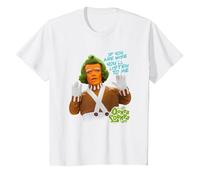 Willy Wonka Oompa Loompa Listen T Shirt T-Shirt, Kinder, Weiß, 140