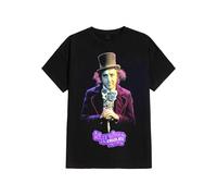 Willy Wonka & The Chocolate Factory - Willy Wonka - T-Shirt - Schwarz - S - 100% Baumwolle Schwarz S