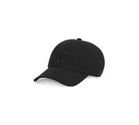Wilson Active Perforierte Kappe, Dynamische Mütze mit Schnelltrockenband und Strukturierter Krone, Luftiges Design, Verstellbare Passform, Schwarz, Größe LXL