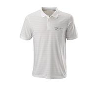 Wilson Bela Stripe Polo II Weiß L Poloshirt für Herren