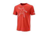 Wilson Bela Tech Tee II Fiesta L T-Shirt für Herren