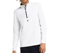 Wilson Herren Hoodie Wilson M Elevate Performance 1/2 Zip Bright White S