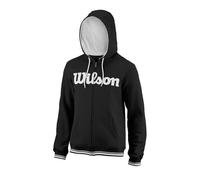 Wilson Herren Script Fz Hoody M Team, Black/White, L, WRA765901LG