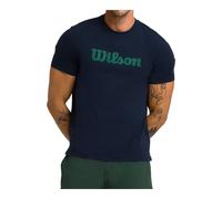Wilson Herren T-Shirt Wilson Easy Street Tee Classic Navy/Field Green XL