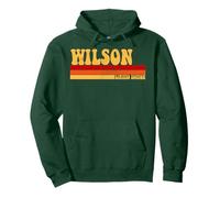 Wilson Name Personalisierte Idee Herren Retro Vintage Wilson Pullover Hoodie