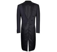 Wilvorst Classics Herren Frack Sakko Modern Fit Schwarz 50