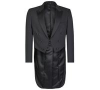 Wilvorst Classics Herren Frack Sakko Modern Fit Schwarz, Bekleidungsgröße: 30