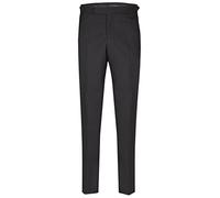Wilvorst Classics Herren Smokinghose Classic-Fit Schwarz 46