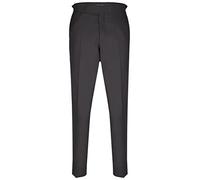 Wilvorst Classics Herren Smokinghose Modern-Fit Schwarz 46