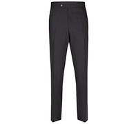 Wilvorst Smoking Hose Schwarz Slim Line mit Galon Schwarz 100% Schurwolle Größe 52