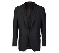 Wilvorst Smoking Sakko Schalkragen Slim Line Tailliert Geschnitten Schwarz 100% Schurwolle Größe 25