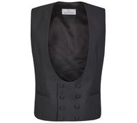 Wilvorst CLASSICs Herren Smokingweste V-Neck Classic-Fit Schwarz, Bekleidungsgröße: 58