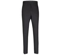 Wilvorst Frack Hose Schwarz Neue Passform Slim LINE Hose mit Seidengalon ohne Bundfalte Größe 52