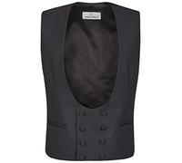Wilvorst Größe 54 Smoking Weste Classic Line Normaler Schnitt Schwarz 4 Knöpfe Zweireihig Größe 54