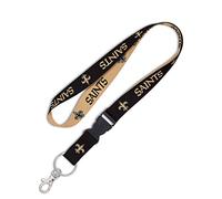 Wincraft NFL Schlüsselband Lanyard 25 mm breit New Orleans Saints