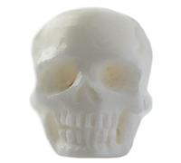 Windalf Calaveras Bartschmuck BONITO DE LOS MUERTOS 10 mm Wikinger Totenkopf Bartperle Haarperle Handarbeit aus Knochen