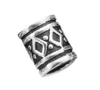 Windalf Kelten Haarperle Bartperle THYRA 4 mm Wikinger Bartschmuck 925 Sterlingsilber