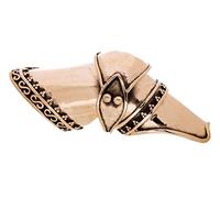 Windalf Langer Ritterring BALDUR 65 mm Mittelalter Schmuck Gliederring Großer Statement Gelenkring Bronze (Bronze, 62 (20))