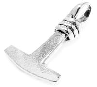 Windalf Thorshammer Silber Anhänger ANSGAR 1.6 cm Mjölnir Wikinger Schmuck 925 Sterlingsilber