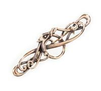 WINDALF Vintage Fibel ALTAN 5.4 cm Wikinger Drache Schaltuchnadel Bronze