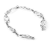 Windalf Vintage Keltisches Armkettchen NINA 18.5 cm Celtic Bohemia Armschmuck Silberarmkette Freundschafts Armband Armkette 925 Sterlingsilber