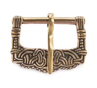 Windalf Wikinger Gürtelschnalle ODIN 4.4 cm Vikings Schmuck Bronze