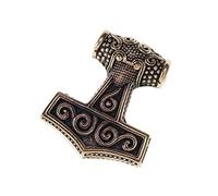 Windalf Wikinger Schmuck Anhänger TØLÍR 3.5 cm Thorshammer Schonenhammer Nordische Mythologie Bronze