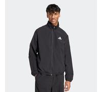 adidas Herren ESSENTIALS SMALL LOGO WINDBREAKER, Black/White, XXL