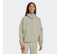 Windbreaker ADIDAS SPORTSWEAR "MYSHELTER", Herren, Gr. S, grün (silber pebble), Obermaterial: 88% Polyamid, 12% Elasthan, Jacken Windbreaker (49535937-S) silber pebble