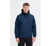 Windbreaker BLEND "BHEfik", Herren, Gr. S, marineblaus, 100% Polyester, unifarben, normal normal, hoch geschlossener Ausschnitt, elastischer Bund, Jacken Windbreaker, Stylischer Windbreaker mit Tasche