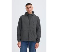 Windbreaker BLEND "BHEfik", Herren, Gr. XL, forged iron, 100% Polyester, unifarben, normal normal, hoch geschlossener Ausschnitt, elastischer Bund, Jacken Windbreaker, Stylischer Windbreaker mit Tasch