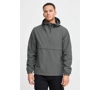 Windbreaker BLEND "BHMBHVINI", Herren, Gr. M, iron gate, 100% Nylon, unifarben, Basic, normal normal, hoch geschlossener Ausschnitt, abgesteppt, Jacken Windbreaker, Klassischer Windbreaker mit Taschen