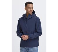 Windbreaker BLEND "BHMBHVINI", Herren, Gr. XL, marineblaus, 100% Nylon, unifarben, Basic, normal normal, hoch geschlossener Ausschnitt, abgesteppt, Jacken Windbreaker, Klassischer Windbreaker mit Tasc