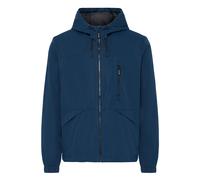 Windbreaker BLEND "BHEfik", Herren, Gr. M, marineblaus, 100% Polyester, unifarben, normal normal, hoch geschlossener Ausschnitt, elastischer Bund, Jacken Windbreaker, Stylischer Windbreaker mit Tasche