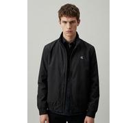 Windbreaker CALVIN KLEIN JEANS "UNFILLED NYLON", Herren, Gr. L, schwarz, Web, Obermaterial: 100% Polyester, unifarben, regular fit normal, Rundhals, eingesetzt elastischer Bund, Jacken Windbreaker, Re