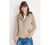 Windbreaker CECIL, Damen, Gr. XL (44), crispy camel, Stoff, Obermaterial: 100% Polyester; Futter: 100% Polyester, unifarben, comfort fit normal, ohne Ausschnitt, Bündchen, Jacken Windbreaker, mit Kapu