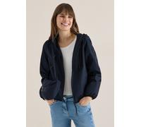 Windbreaker CECIL, Damen, Gr. XXL (46), blau navy, Stoff, Obermaterial: 100% Polyester; Futter: 100% Polyester; Füllung: 100% Polyester, unifarben, comfort fit normal, ohne Ausschnitt, Bündchen, Jacke
