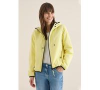 Windbreaker CECIL, Damen, Gr. XXL (46), iced gelb, Stoff, Obermaterial: 100% Polyester; Futter: 100% Polyester; Füllung: 100% Polyester, unifarben, comfort fit normal, ohne Ausschnitt, Bündchen, Jacke