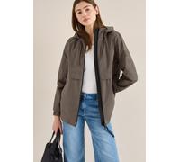 Kurzjacke CECIL, Damen, Gr. XXL (46), mocha taupe, Stoff, Obermaterial: 100% Polyester; Futter: 100% Polyester, unifarben, comfort fit normal, ohne Ausschnitt, elastischer Bund, Jacken Kurzjacke, mit 
