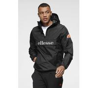 Windbreaker ELLESSE "ACERA OH JACKET", Herren, Gr. S, schwarz, Obermaterial: 100% Polyamid, Basic schmal hüftlang, hoch geschlossener Ausschnitt, Bündchen mit Gummizug, Jacken Windbreaker, Leichte Übe