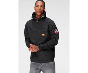 Windbreaker ELLESSE "MONT 2 JACKET", Herren, Gr. L, schwarz, Obermaterial: 100% Polyester, Basic schmal hüftlang, Bündchen, Jacken Windbreaker (55789519-L) schwarz