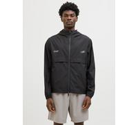 Windbreaker JACK & JONES "JCOCNZ PARIS WINDBREAKER JACKET NOOS", Herren, Gr. XXL, schwarz, Web, Obermaterial: 100% Polyester, unifarben, regular fit normal, Jacken Windbreaker (99374708-XXL)