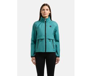 Windbreaker KHUJO "Olia", Damen, Gr. XL (42), grün (north sea teal), Obermaterial: 100% Polyester. Innenfutter: 100% Nylon, gerade hüftlang, hoch geschlossener Ausschnitt, normaler Saum mit Gummizug, 