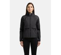 Windbreaker KHUJO "Olia", Damen, Gr. XL (42), schwarz, Obermaterial: 100% Polyester. Innenfutter: 100% Nylon, gerade hüftlang, hoch geschlossener Ausschnitt, normaler Saum mit Gummizug, Jacken Windbre