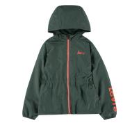 Windbreaker LEVI'S KIDS "LVG FLEECE LINED WINDBREAKER", Mädchen, Gr. 14 (158), sea spray, Web, Obermaterial: 100% Polyester, kontrastfarbene Details, tailliert normal, elastischer Bund, Jacken Windbre