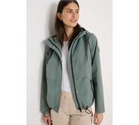 Windbreaker CECIL, Damen, Gr. M (40), kelp grün, Stoff, Obermaterial: 100% Polyester; Futter: 100% Polyester, unifarben, comfort fit normal, ohne Ausschnitt, Bündchen, Jacken Windbreaker, mit Kapuze (